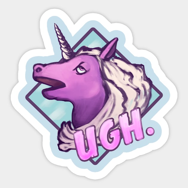 Ugh. Sticker by PeakDistapan